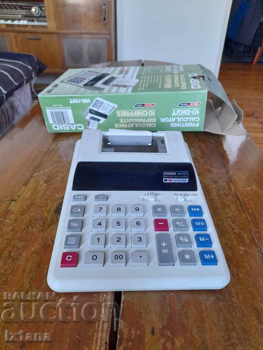 Vintage Casio HR-110T calculator