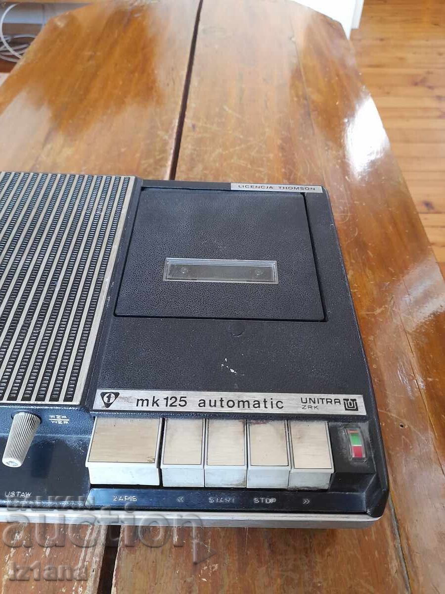 Auction  Vintage Unitra MK125 cassette player