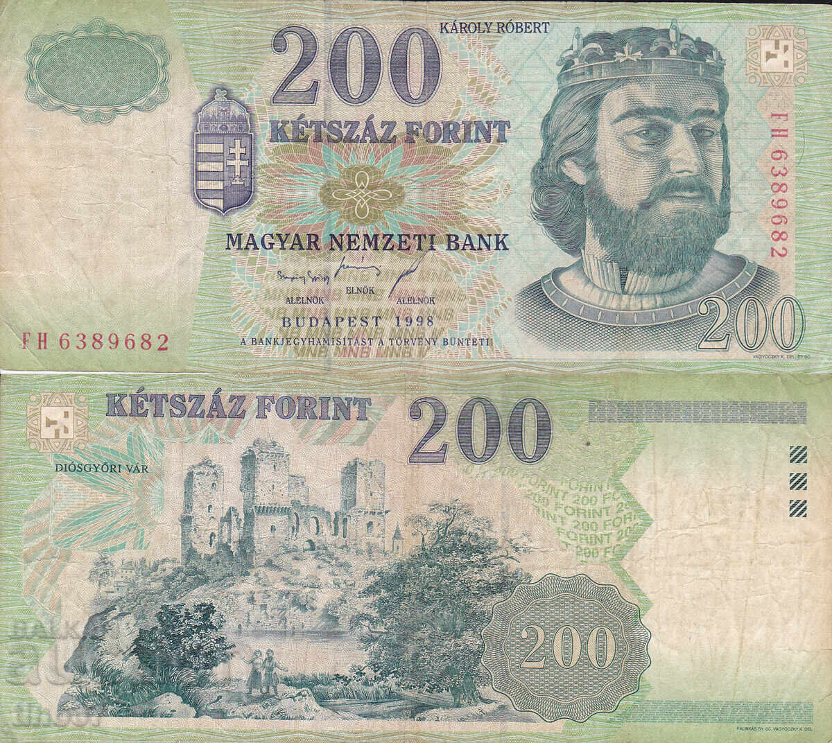 tino37 - HUNGARY - 200 FORINTS - 1998 tino37 - HUNGARY - 200 FORINTS - 1998