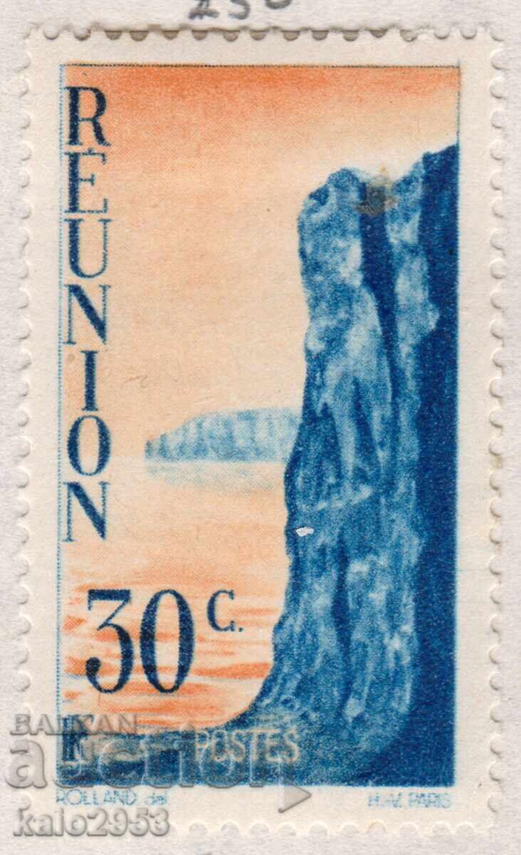 Френски Реюнион-1947-Редовна-Скали край реката,MLH Френски Реюнион-1947-Редовна-Скали край реката,MLH