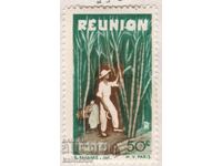 Френски Реюнион-1947-Редовна-Бране на захарна тръстика,MLH