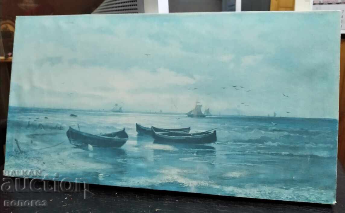 Картина на  руския художник Е. Волков "Море"