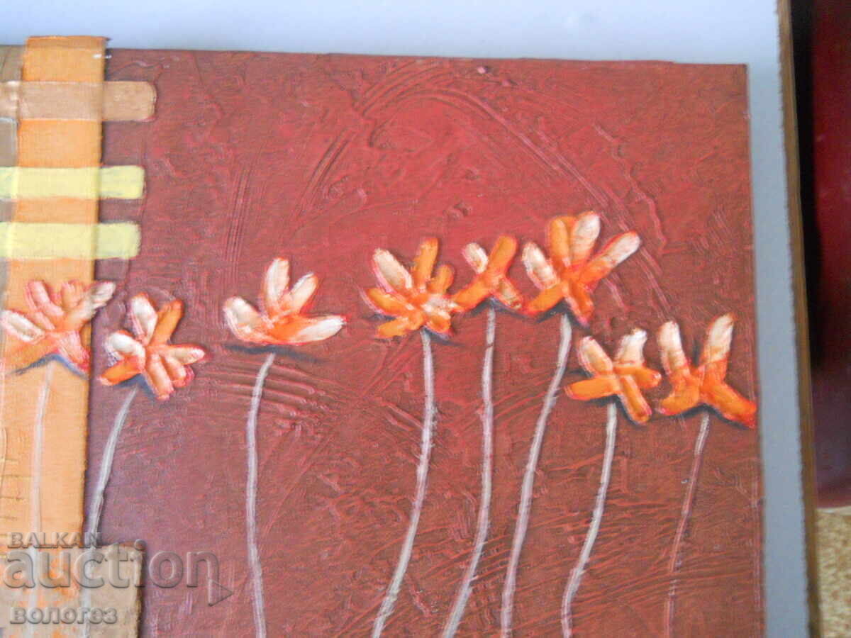 Delivery of Abstract painting - oil on canvas - 50 x 40 cm