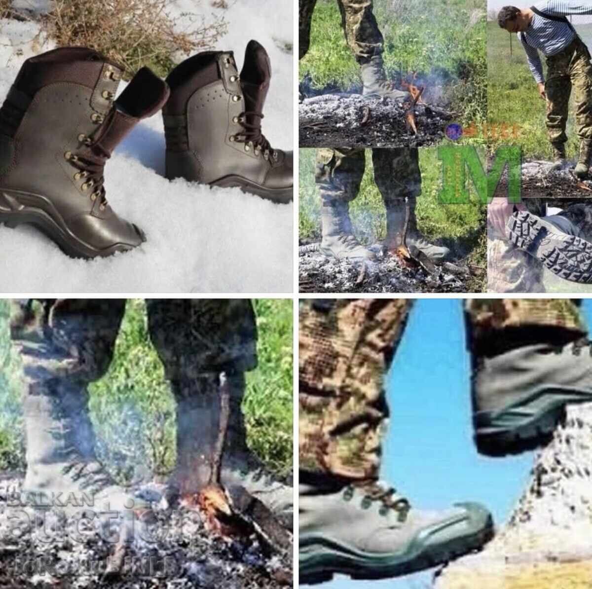 New Tactical Boots with membrane and Kevlar