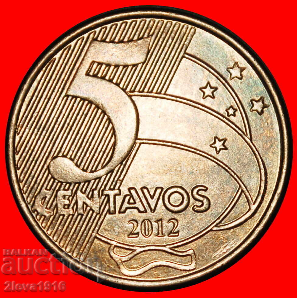 Ⰺ SOUTHERN CROSS (1998-2025): БРАЗИЛИЯ ★ 5 CENTAVOS 2012! с цена € 0.59 | 1.15 лв. Ⰺ SOUTHERN CROSS (1998-2025): БРАЗИЛИЯ ★ 5 CENTAVOS 2012! с цена € 0.59 | 1.15 лв.