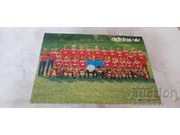 FC Bayern Munchen 1981 postcard