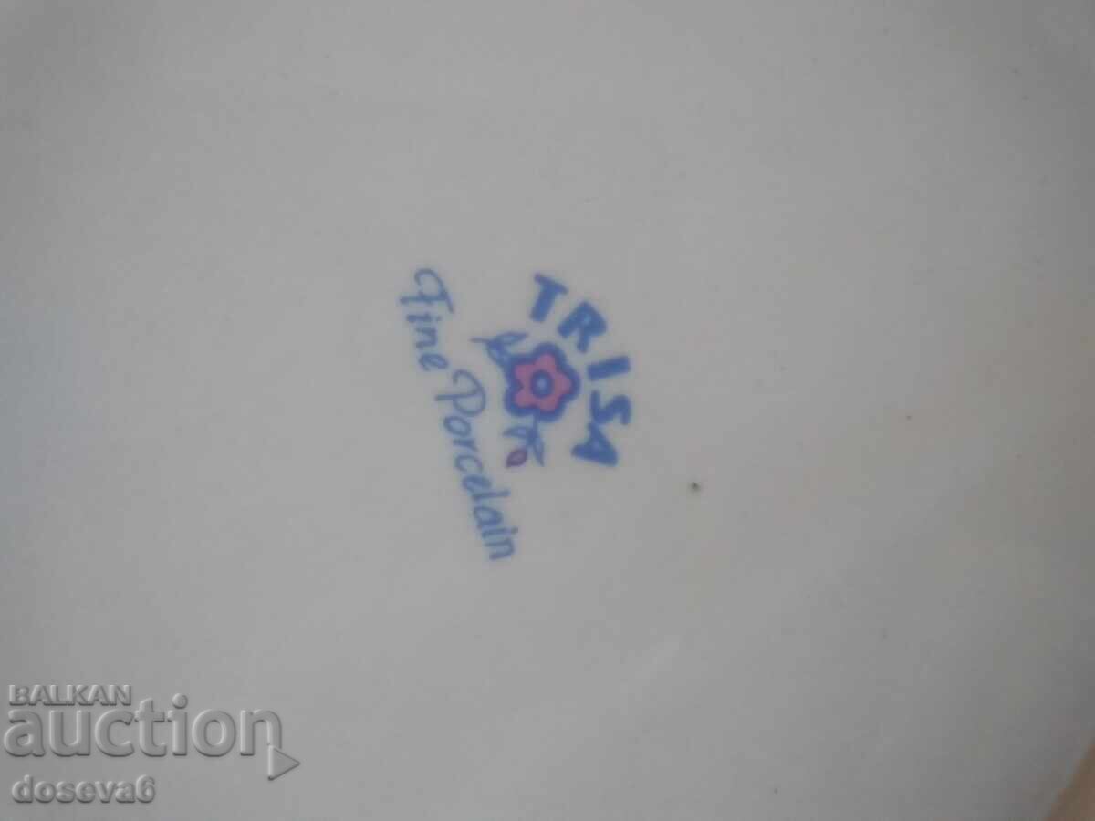 6 pcs. porcelain dessert plates - no flaws with price € 10.00 | 19.56 BGN