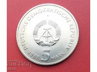 Германия-ГДР-5 марки 1987-Берлин  Александърплац