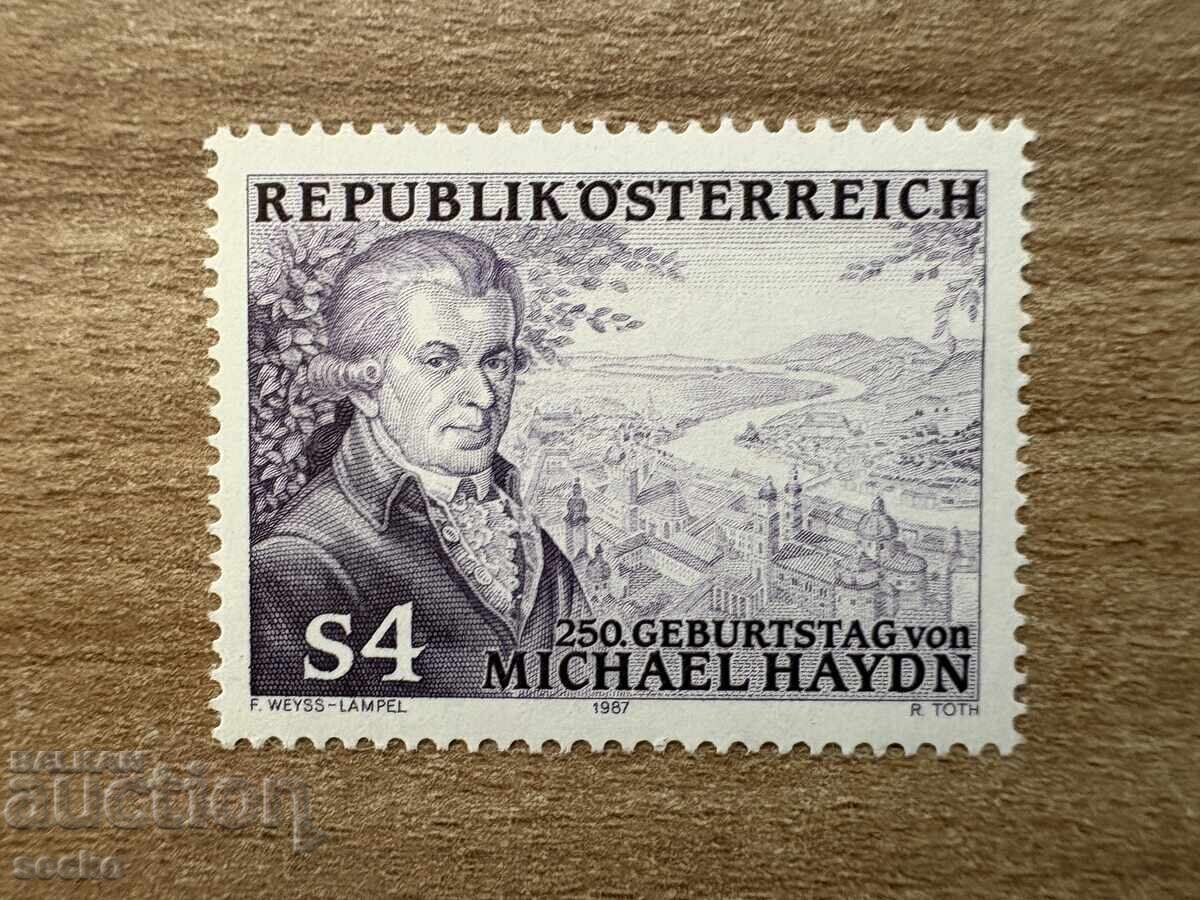 Австрия - 250 г. от рождението на Михаел Хайдн (1987) MNH