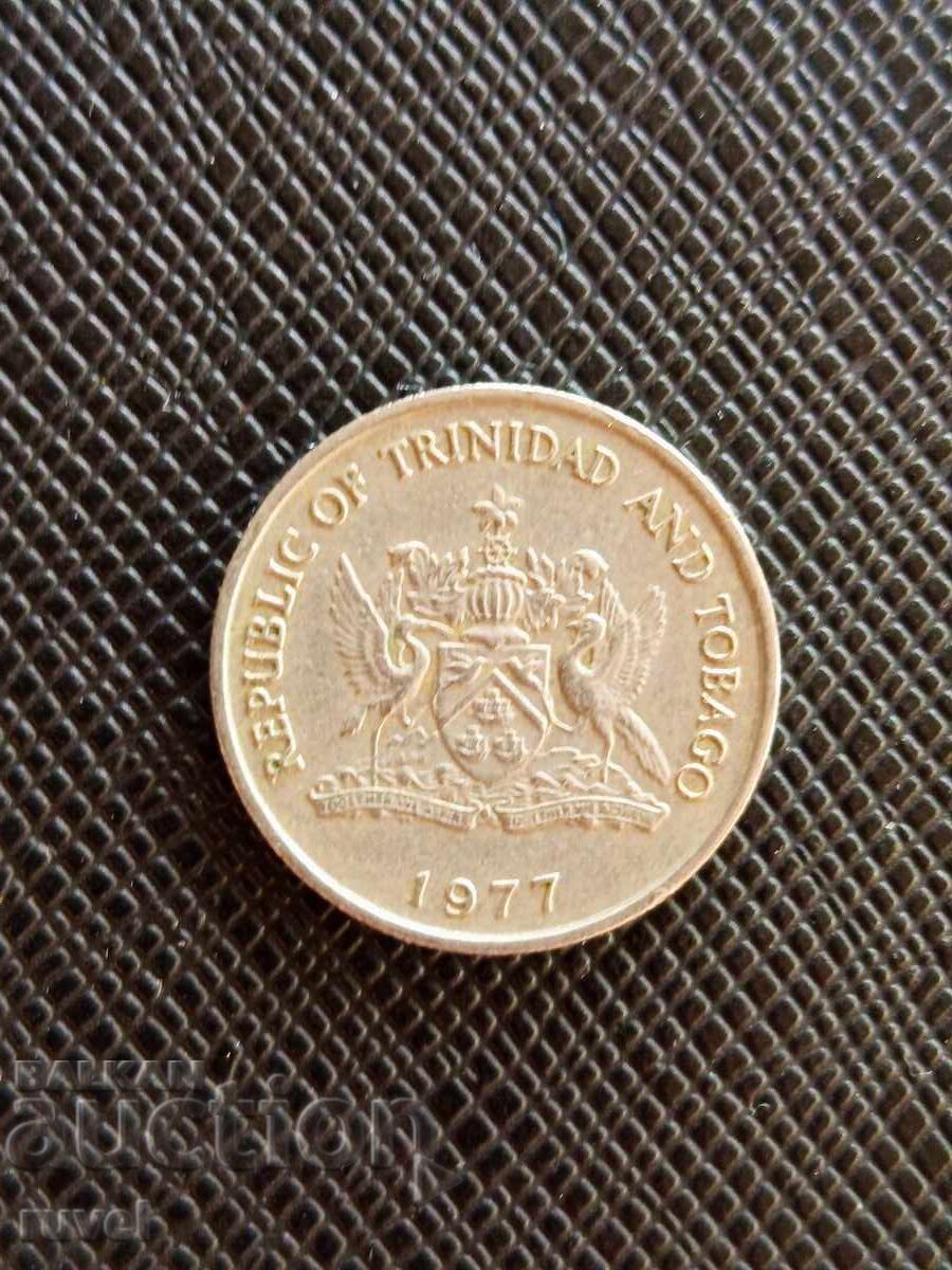 Trinidad and Tobago 25 cents, 1977 with price € 0.80 | 1.56 BGN