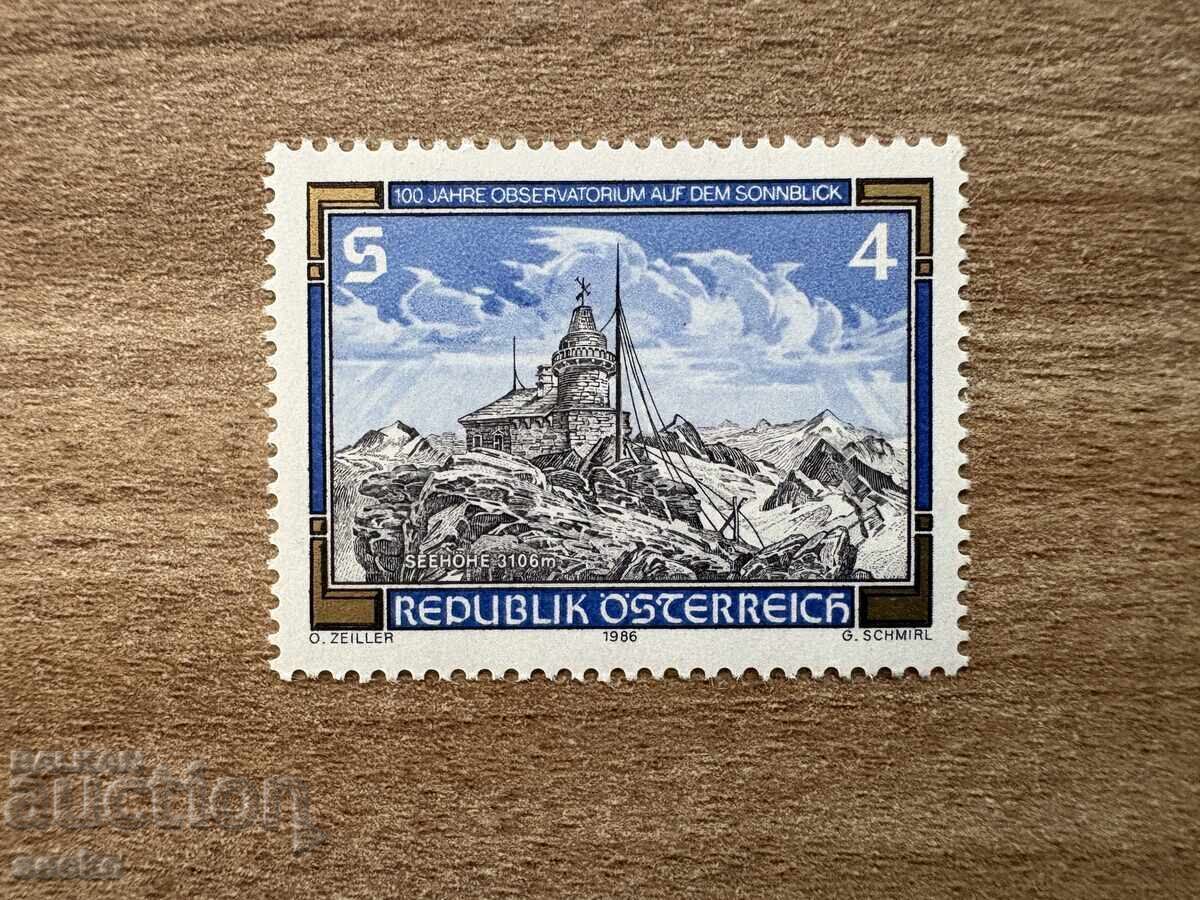 Австрия - 100 г. обсерватория на Зонблик (1986) MNH