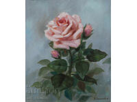 Rose - oil painting