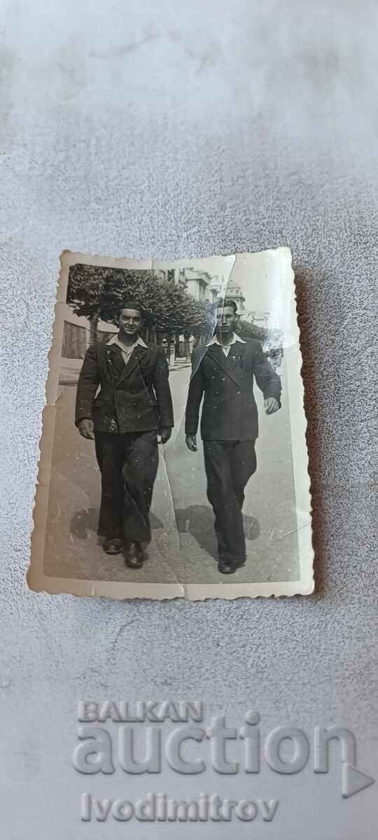 Photograph Sofia Two young men on a walk 1943