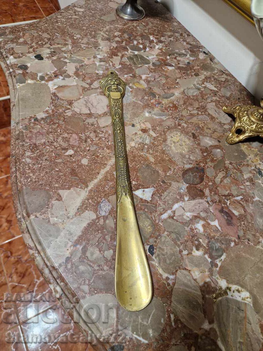 Great antique bronze English shoehorn with price € 49.00 | 95.84 BGN