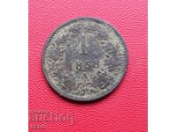 Austria-Hungary-1 kreuzer 1858 A