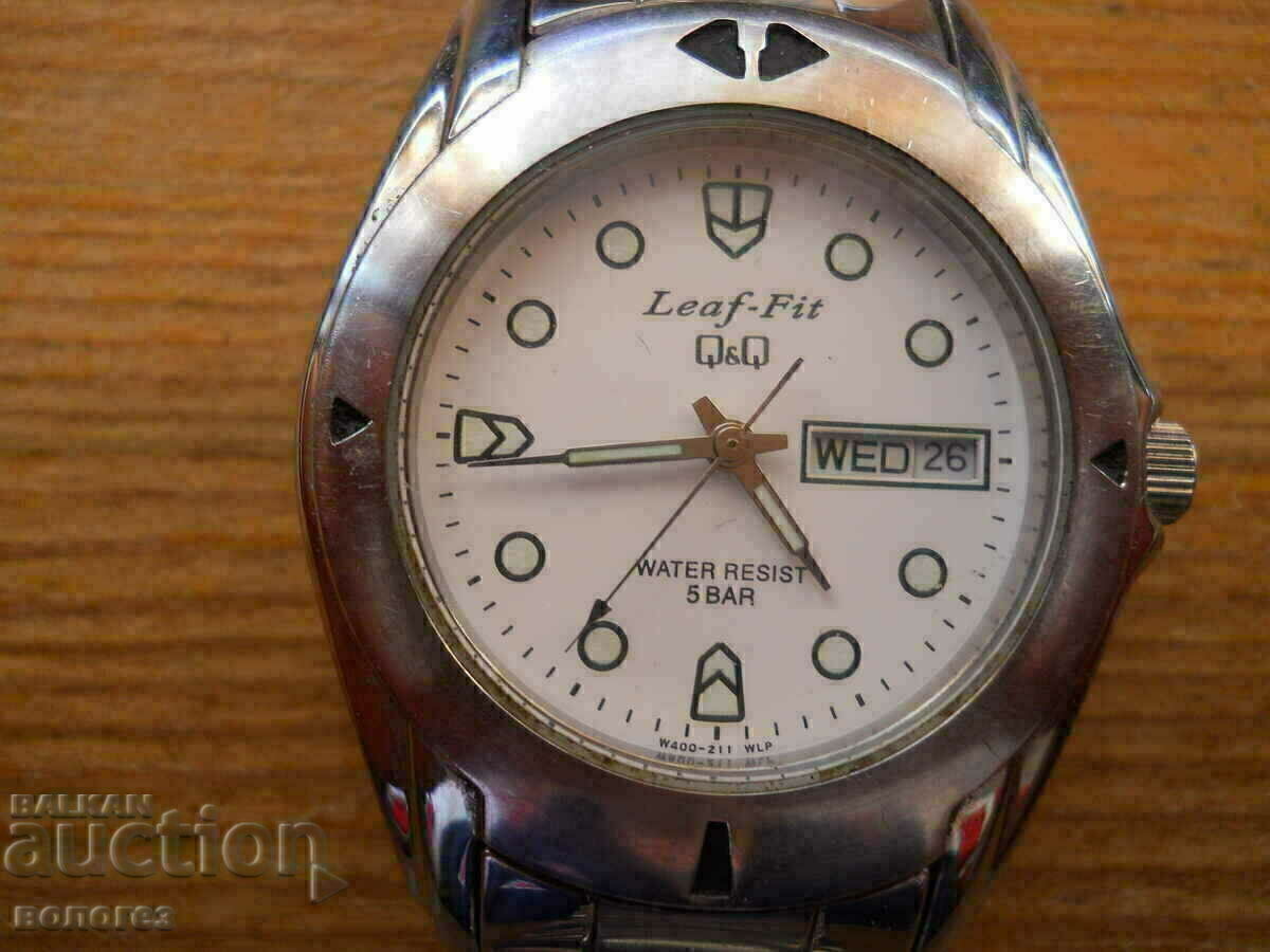 Ρολόι Quartz "Q & Q" Leaf - Fit - Ιαπωνία