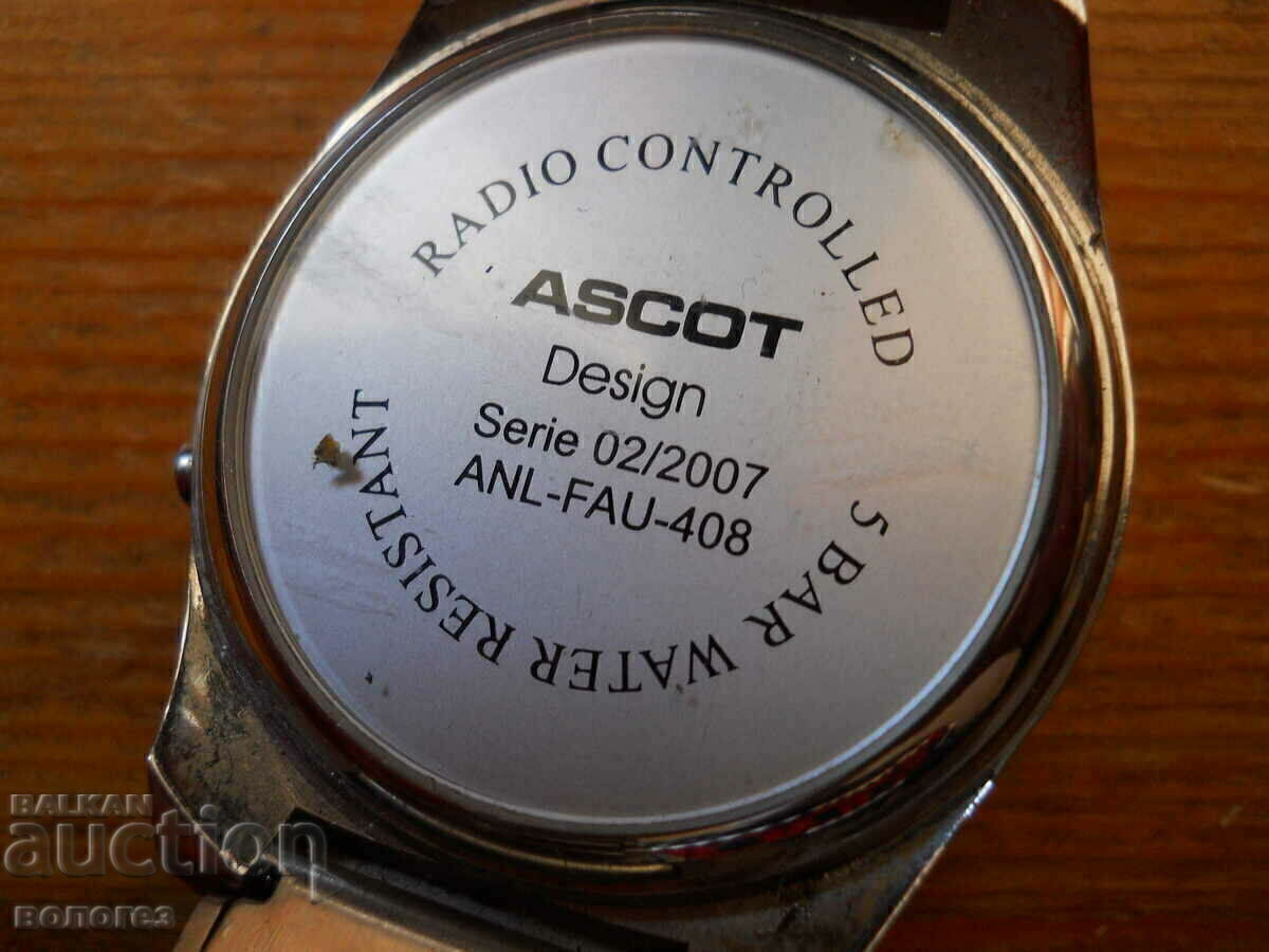 Аукцион Радиоуправляем часовник "Ascot" - Германия Аукцион Радиоуправляем часовник "Ascot" - Германия