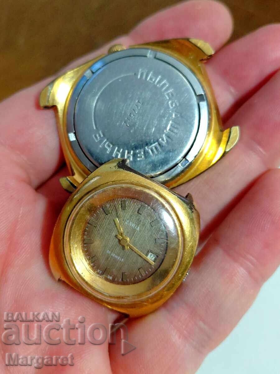 Auction  Gold-plated watches working