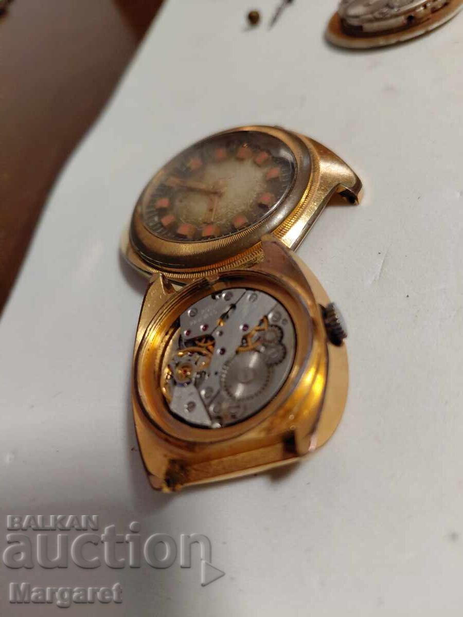 Gold-plated watches working - 7