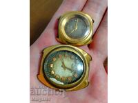 Gold-plated watches working