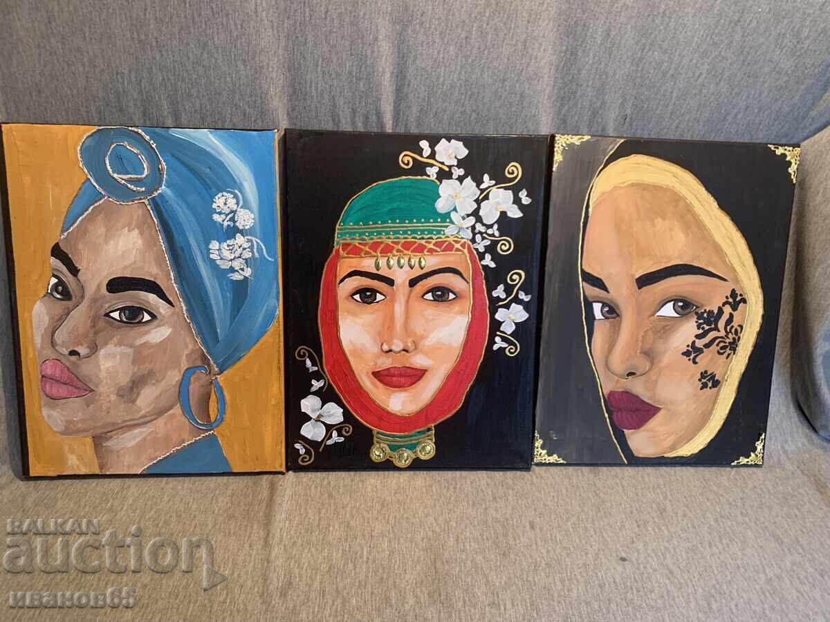 Paintings, portraits of girls with price € 52.00 | 101.70 BGN