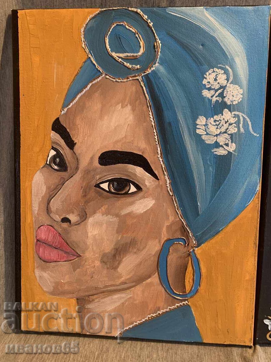 Auction  Paintings, portraits of girls