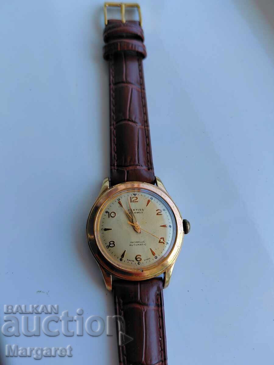 Delivery of Swiss automatic watch Curtis Bulova Working