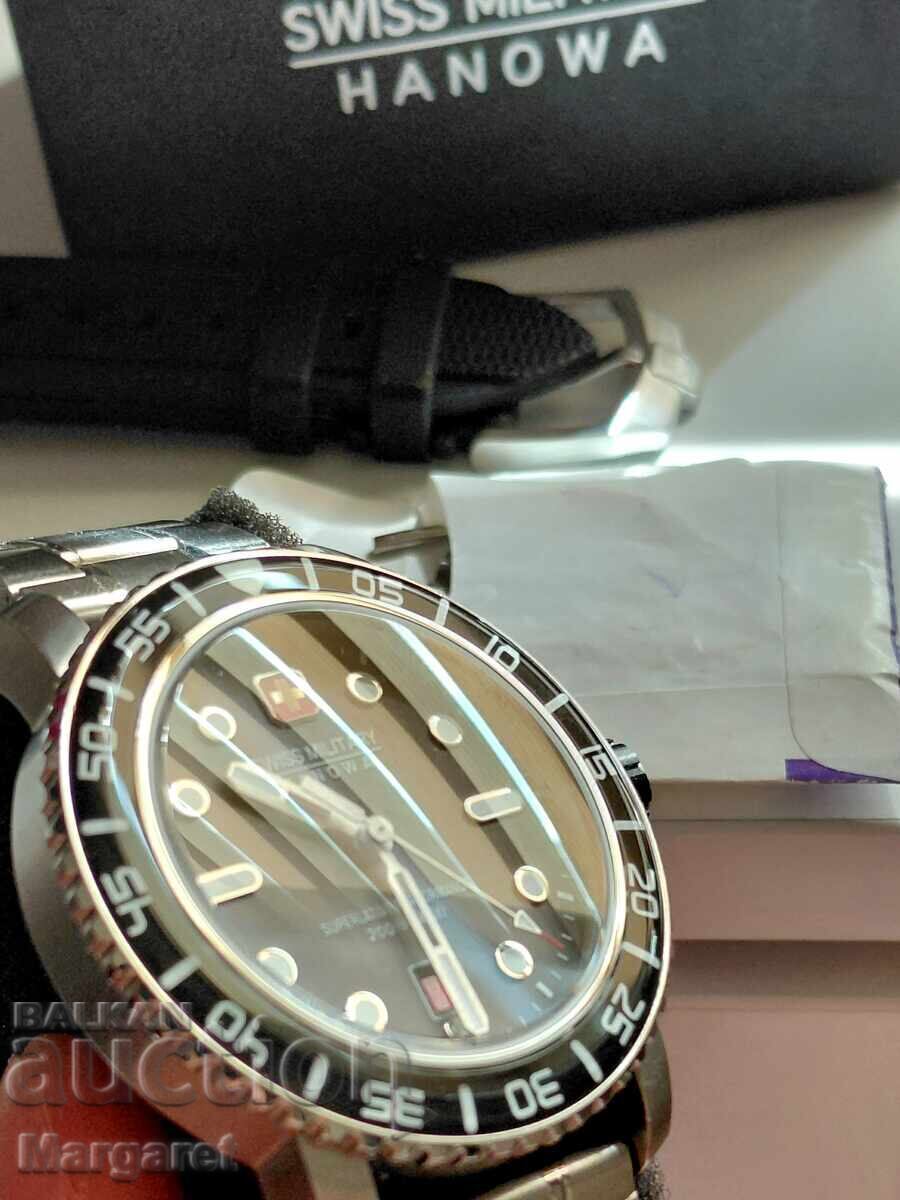 Delivery of Swiss Military Hanover watch 44 mm