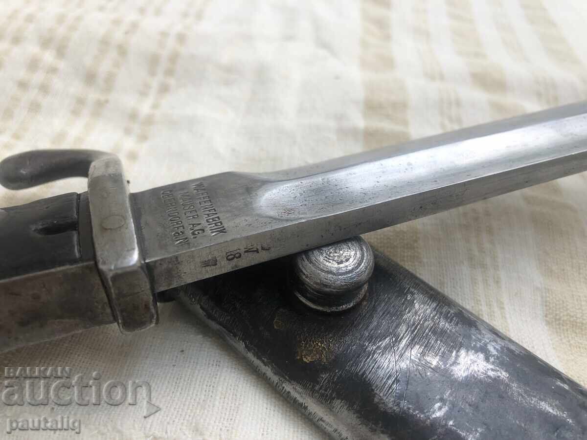 Γερμανική/Τουρκική ξιφολόγχη Mauser K98/05 κοντή με τιμή € 150.00 | 293.38 BGN