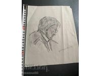 Portrait drawing by Preslav Karshovski
