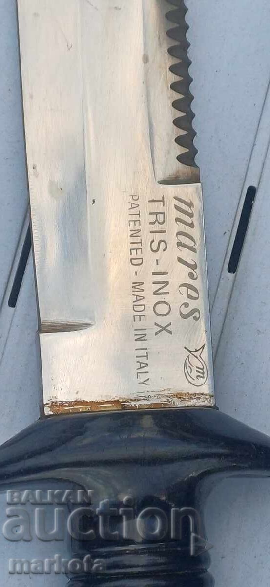 Доставка на Водолазки, подводничарски боен нож -,,MARES"- Italy Доставка на Водолазки, подводничарски боен нож -,,MARES"- Italy