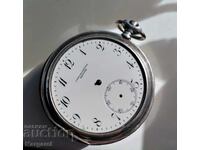 Silver Zenith pocket watch not working