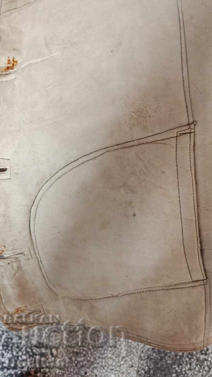 Βασιλικό στρατιωτικό δερμάτινο γιλέκο Β'ΠΠ - 5