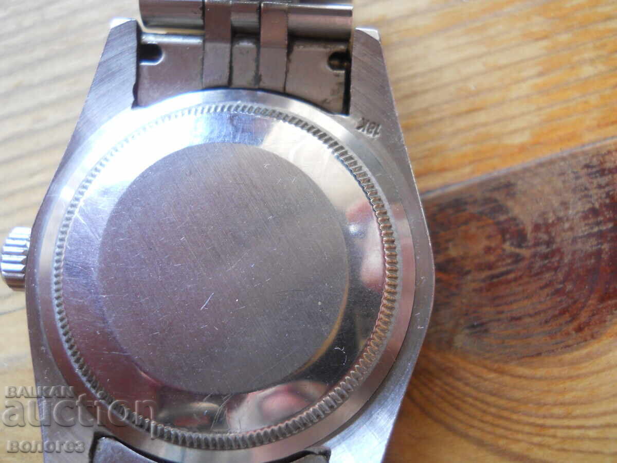 Часовник - автомат "Rolex Datejust" (позлатен) реплика - 6