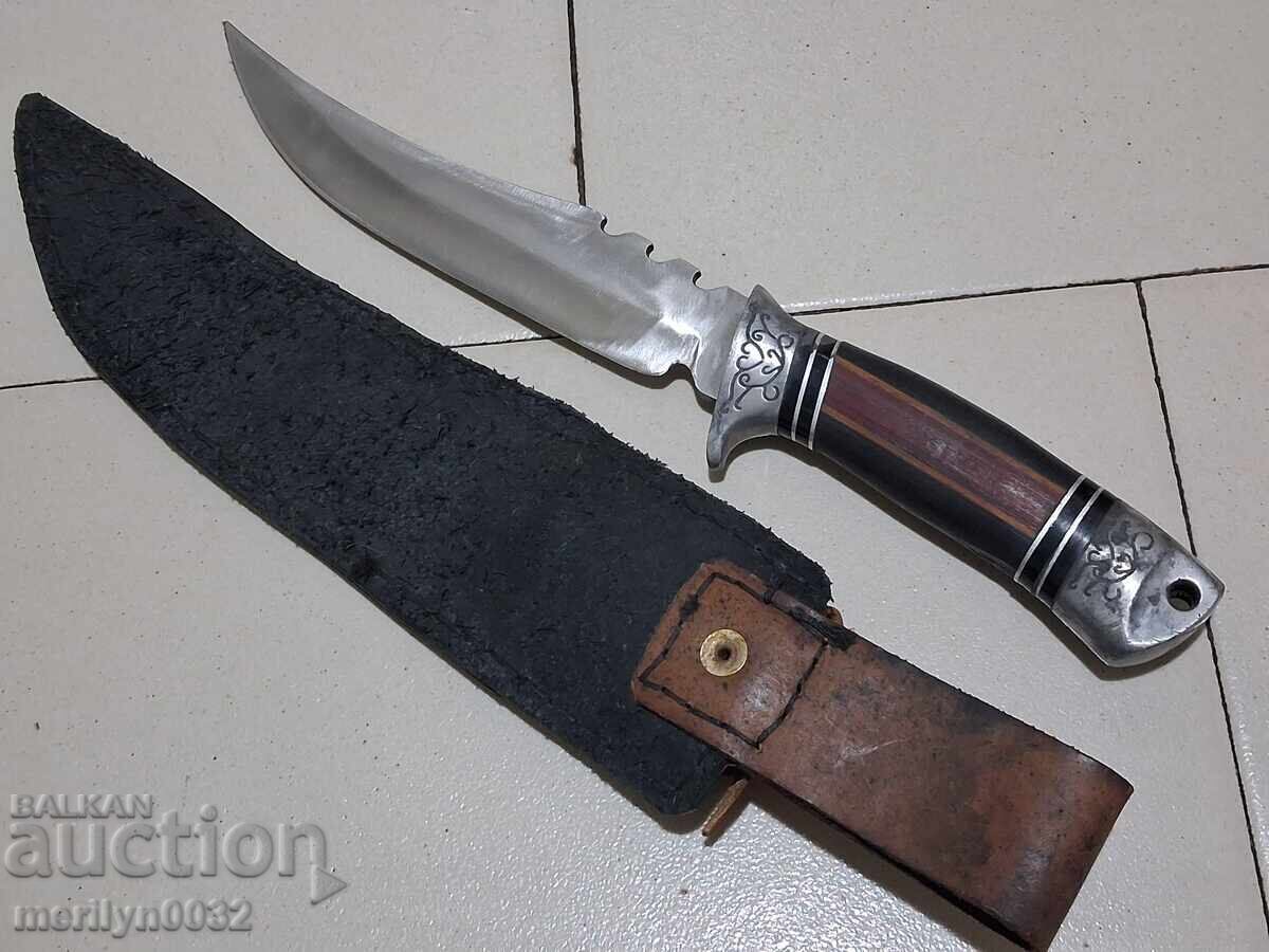Tourist knife with leather sheath blade with price € 48.91 | 95.66 BGN Tourist knife with leather sheath blade with price € 48.91 | 95.66 BGN