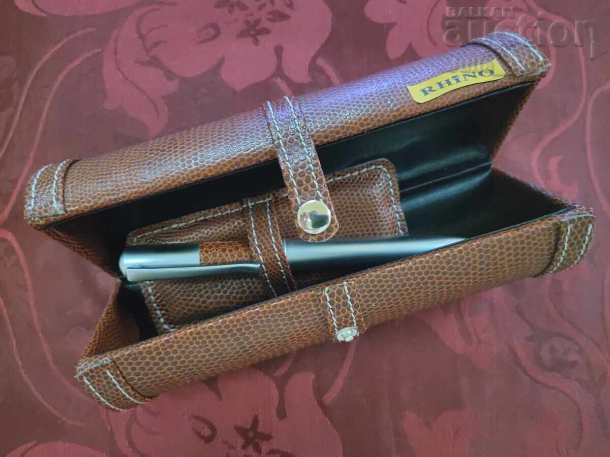 Auction Luxury pen in a Rhino watch and valuables box Auction Luxury pen in a Rhino watch and valuables box