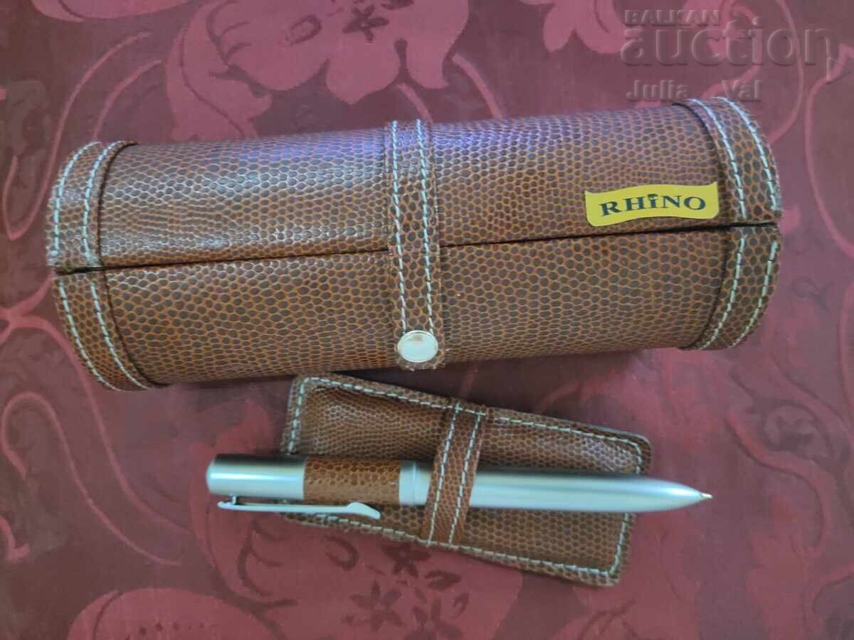 Luxury pen in a Rhino watch and valuables box Luxury pen in a Rhino watch and valuables box