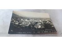 Postcard Vratsa General view Gr. Paskov 1934
