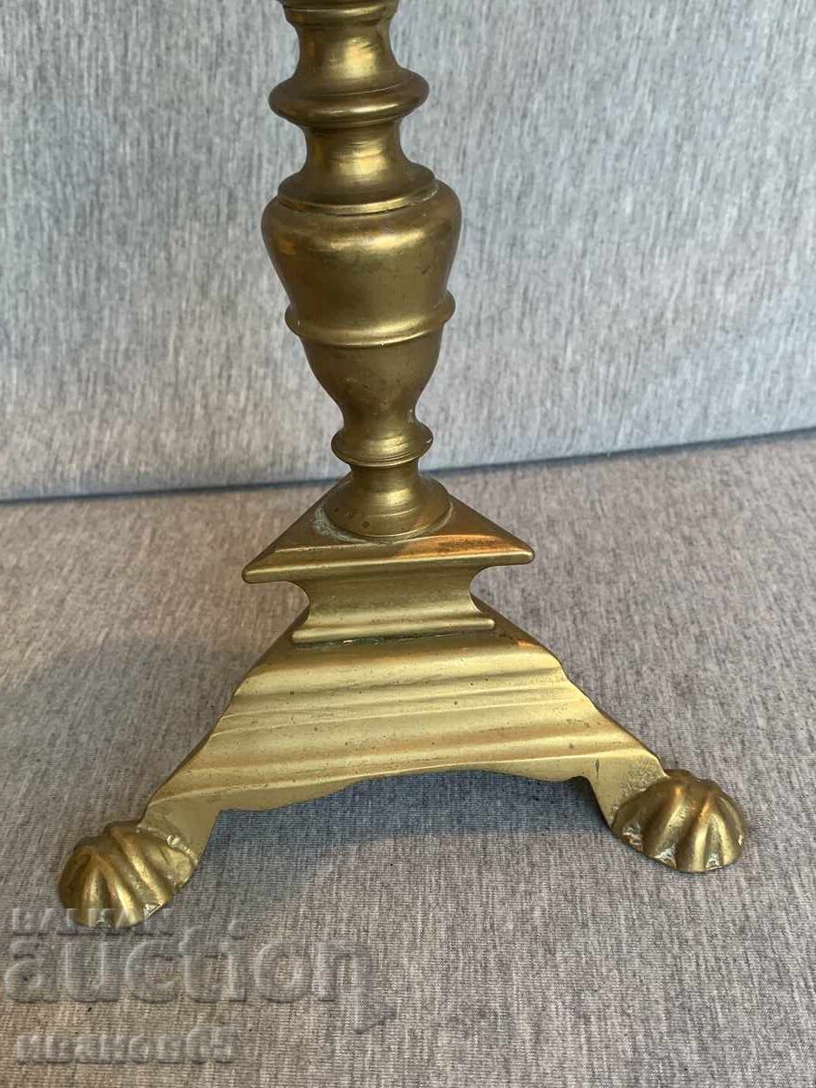 Auction old bronze candlestick Auction old bronze candlestick