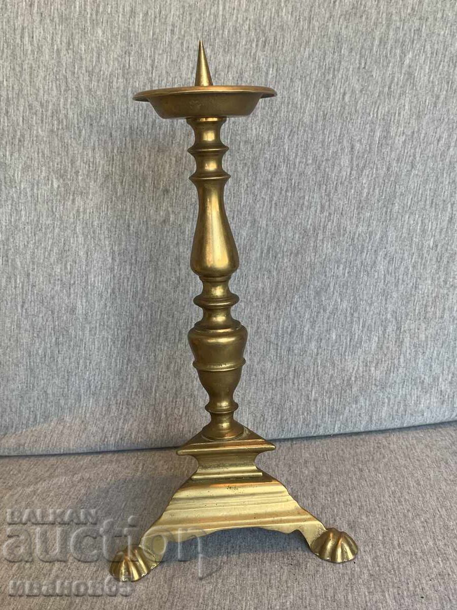 old bronze candlestick old bronze candlestick