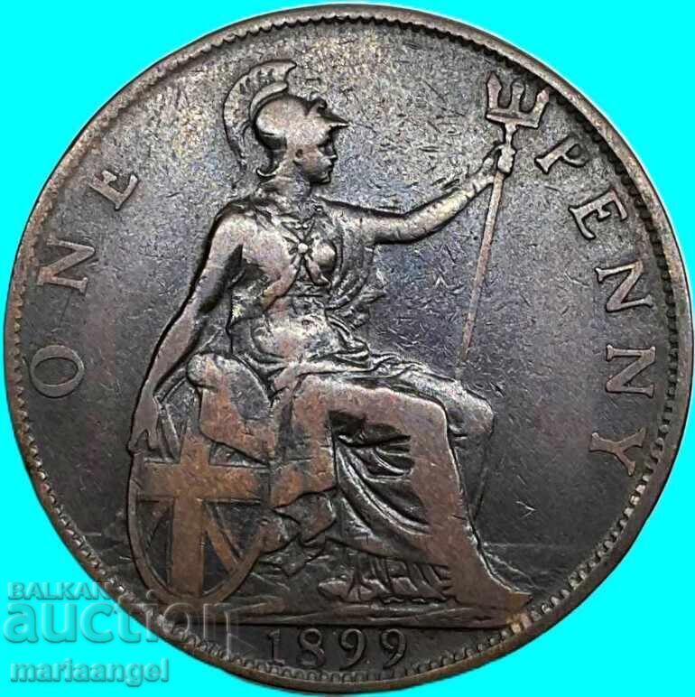 Great Britain 1 Penny 1899 Victoria 30mm bronze - 6 Great Britain 1 Penny 1899 Victoria 30mm bronze - 6