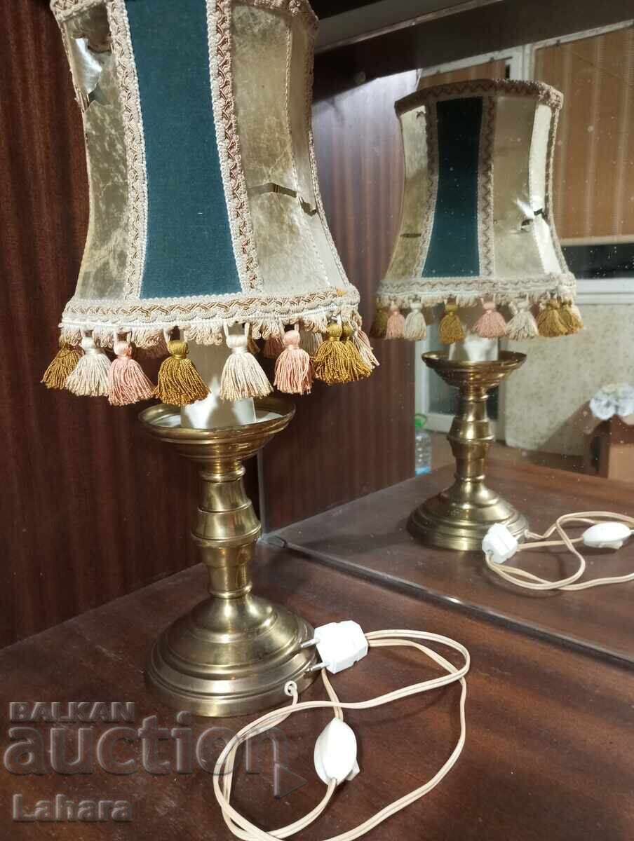 Delivery of Antique bedside, table lamp bronze Delivery of Antique bedside, table lamp bronze