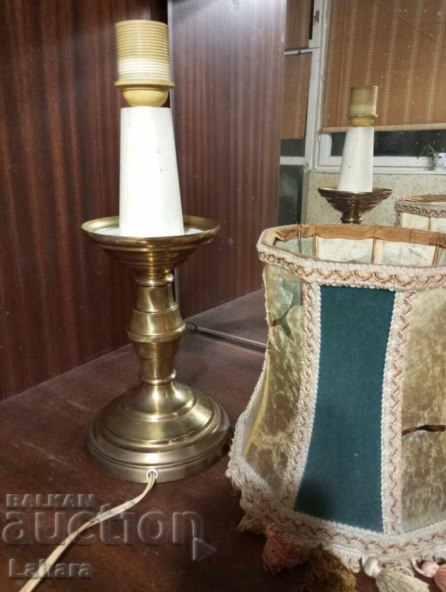 Antique bedside, table lamp bronze - 7 Antique bedside, table lamp bronze - 7