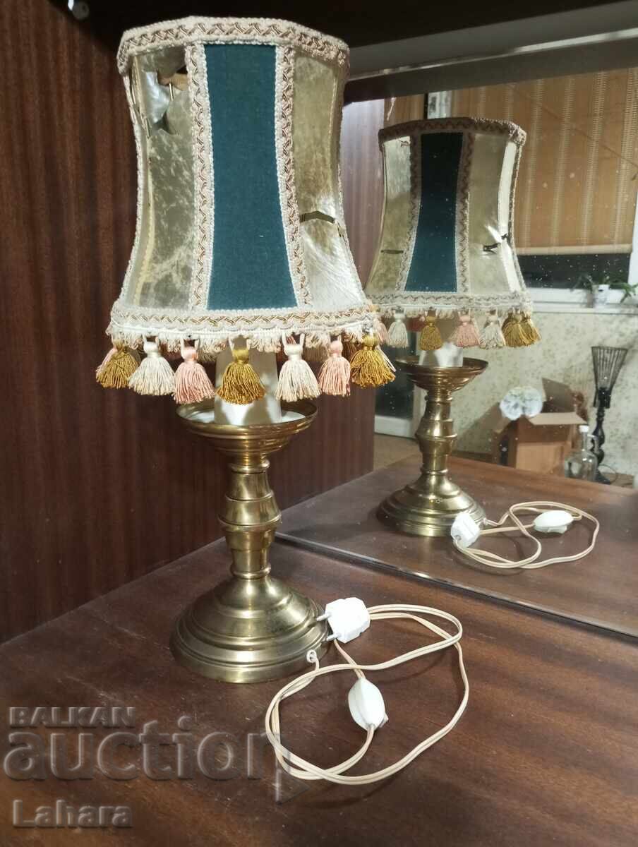 Antique bedside, table lamp bronze Antique bedside, table lamp bronze