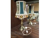 Antique bedside, table lamp bronze