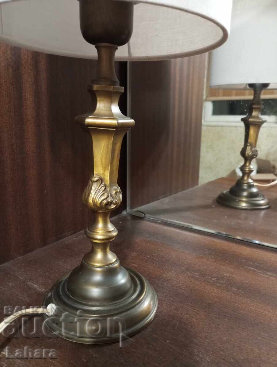 Delivery of Antique bronze bedside lamp