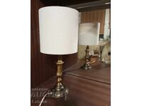 Antique bronze bedside lamp