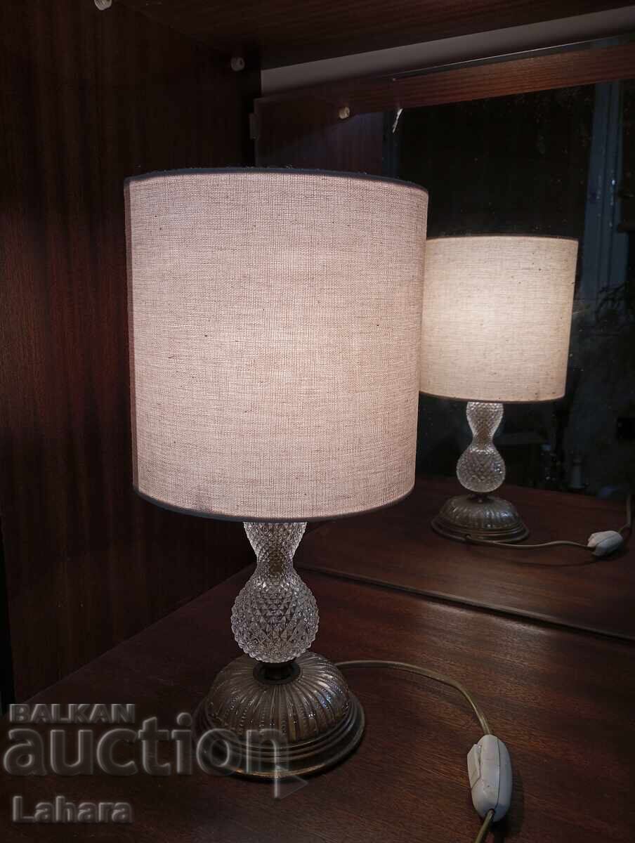 Delivery of Antique glass bedside lamp Delivery of Antique glass bedside lamp