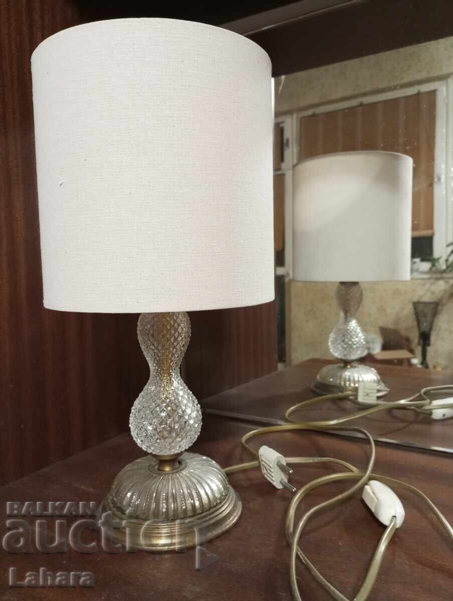 Antique glass bedside lamp - 5 Antique glass bedside lamp - 5