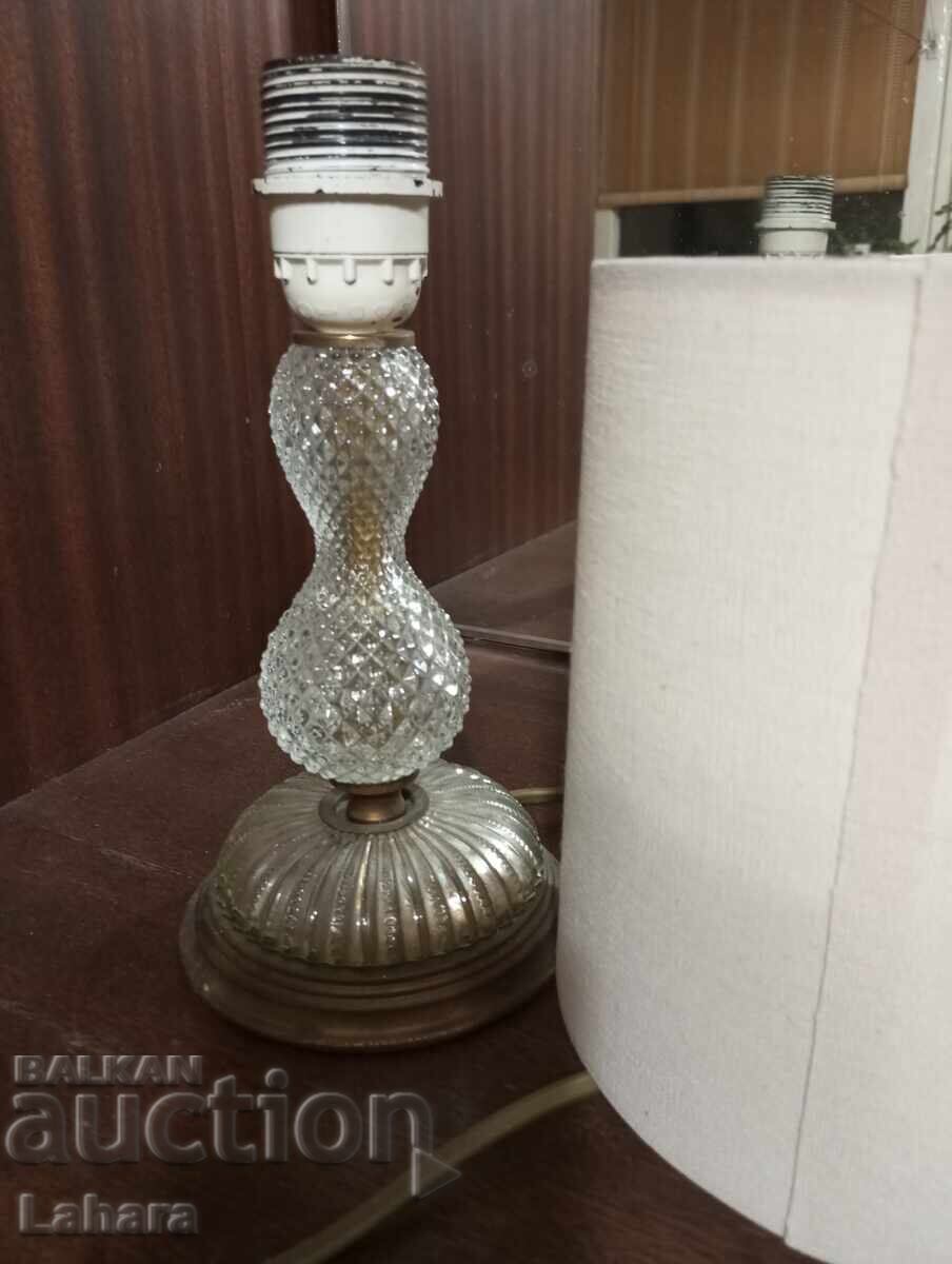 Antique glass bedside lamp - 6 Antique glass bedside lamp - 6